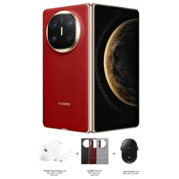Huawei Mate X6 - Dual SIM - 512/12GB + Charger + Mobile Holder + Cover