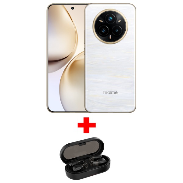 Realme 14 Pro - Dual SIM - 6.77 Inch - OLED - Dimensity 7300 - 5860 mAh + Jaua Wireless In-Ear Earbuds