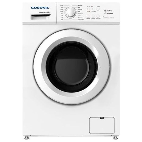 Gosonic GWM-2806 - 6Kg - 1000RPM - Front Loading Washing Machine - White