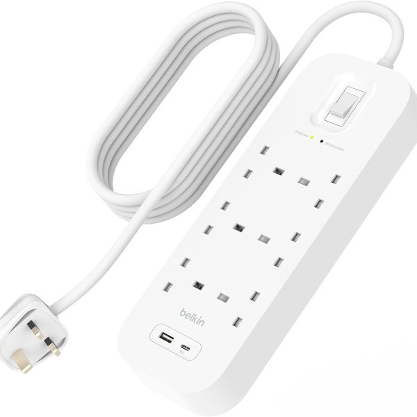 BELKIN SURGE 6OT 650J 18W USB A C