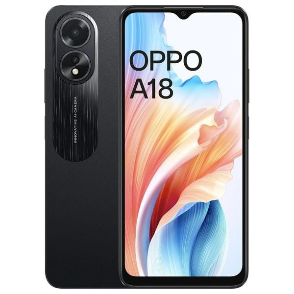 Oppo A18 - Dual SIM - 128/4GB - Glowing Black