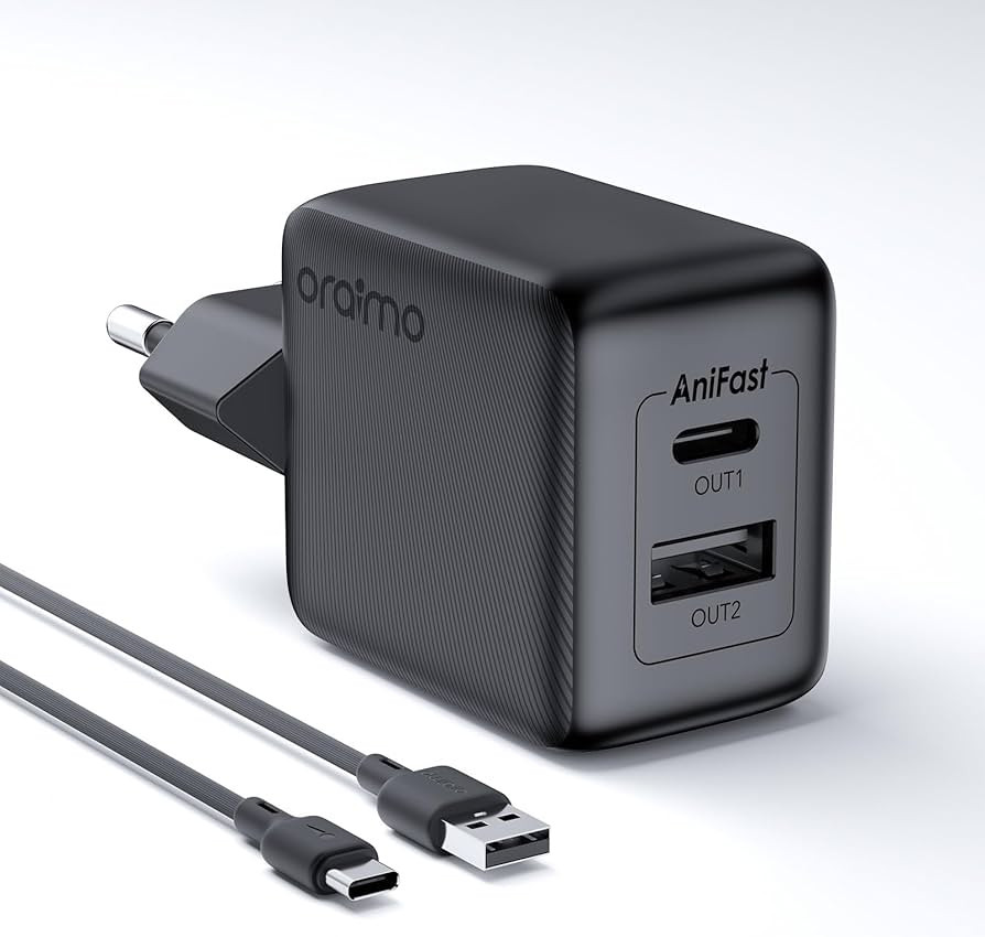 Oraimo Cannon 18D 2 port with Type-c  cable  18W