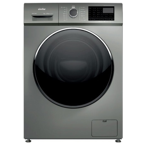 Simfer WM13006 - 12Kg - 1400RPM - Front Loading Washing Machine - Silver