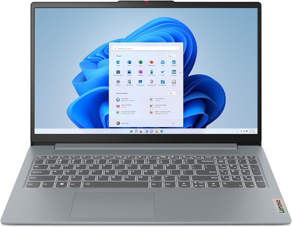 Lenovo IdeaPad Slim 3 15IRH8 15.6" Laptop - Core i7-13620H - 16GB RAM - 512GB SSD - Shared - WIN 10 PRO K (Arctic Grey)