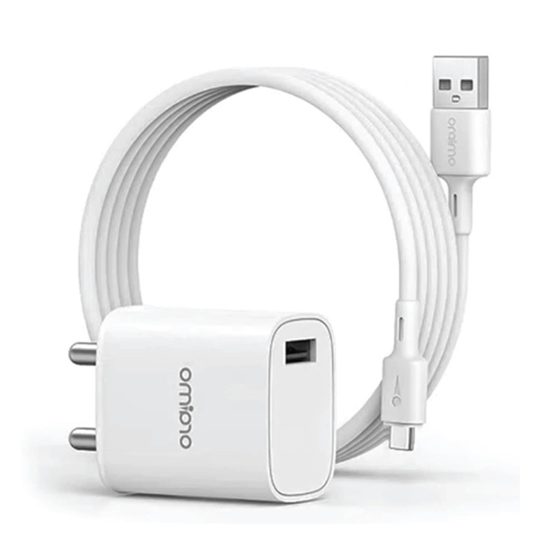 Oraimo Cannon 2 Pro 18W Charger With LTG Cable White
