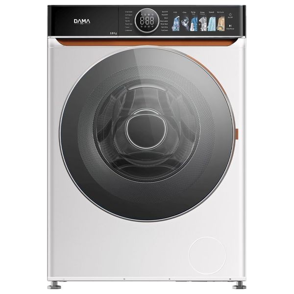 Dama DW12W - 12Kg - Front Loading Washing Machine - White