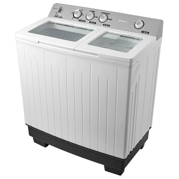 Denka HI-16550NWG - 14Kg - Twin Tub Washing Machine - Gray