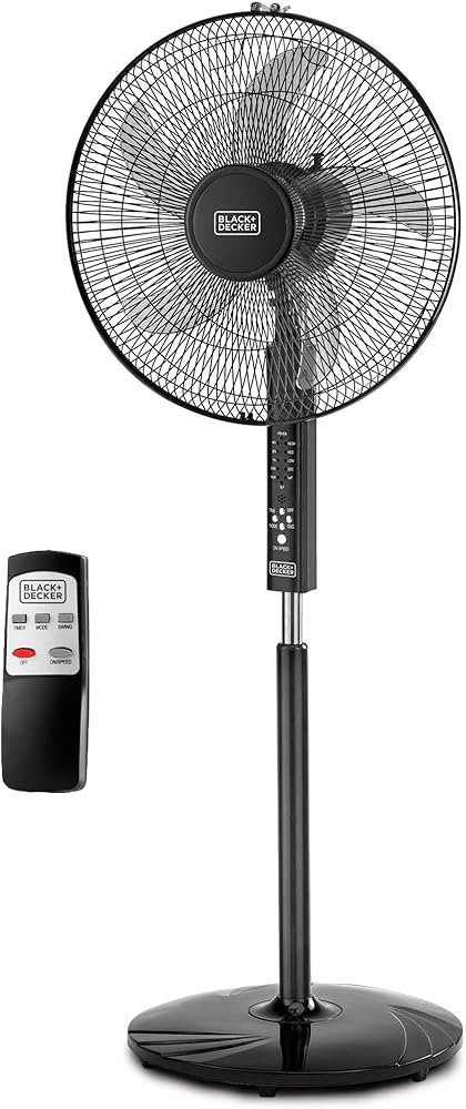 Black&Decker FS1620R-B5 16 INCH STAND FAN WITH REMOTE