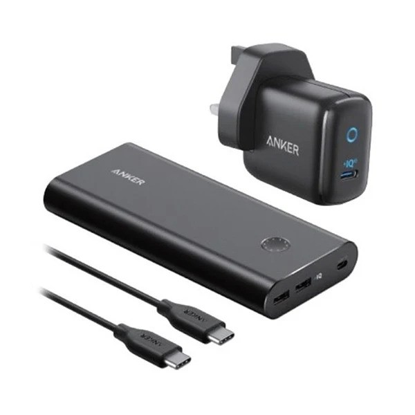 Combo Anker 26800 PD 45W with PowerPort III 30W