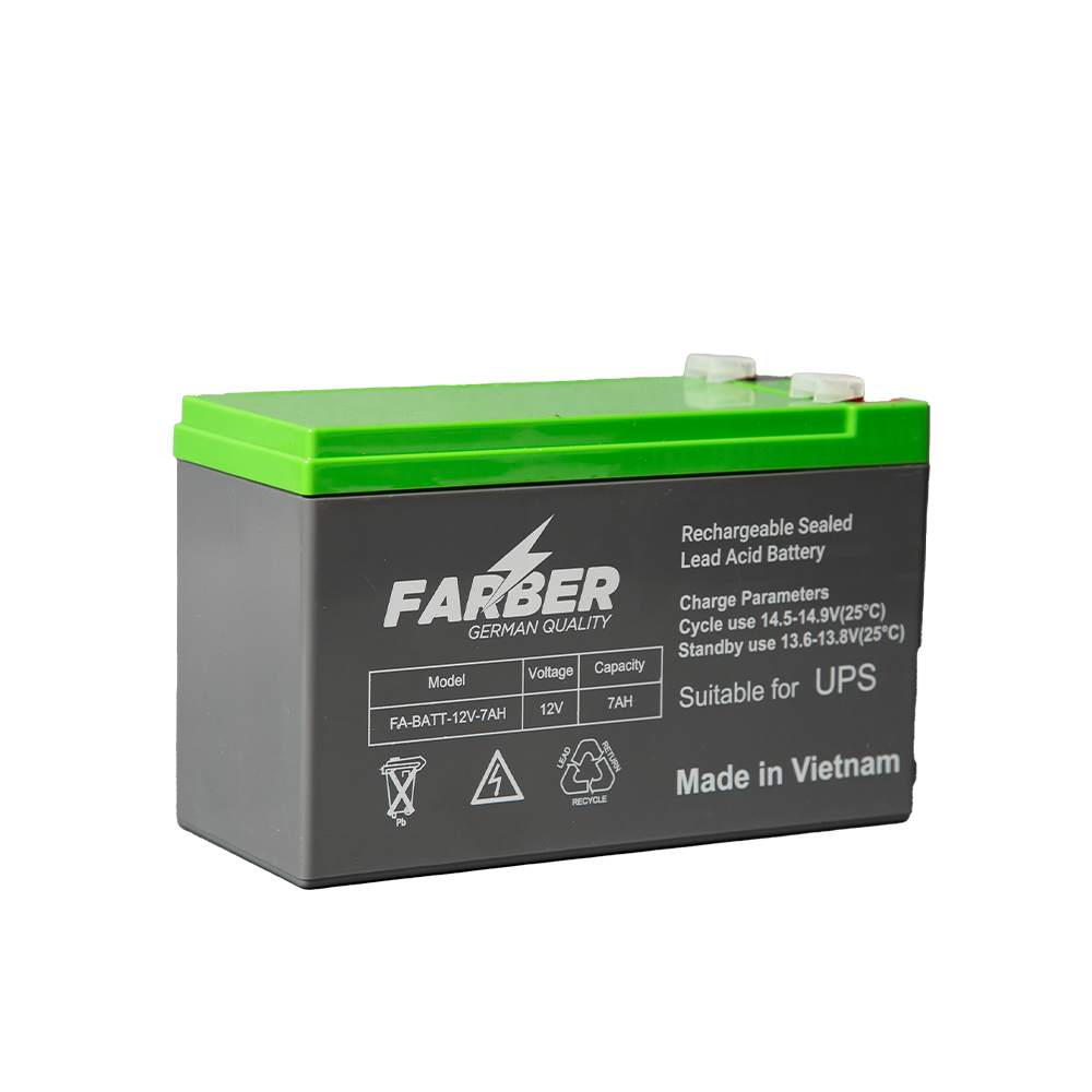 Farber T3165 12V 7AH Rechargeable Battery for Reliable Energy Storage