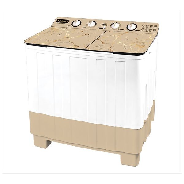 Newal WSH-6218 - 18Kg - Twin Tub Washing Machine - Beige