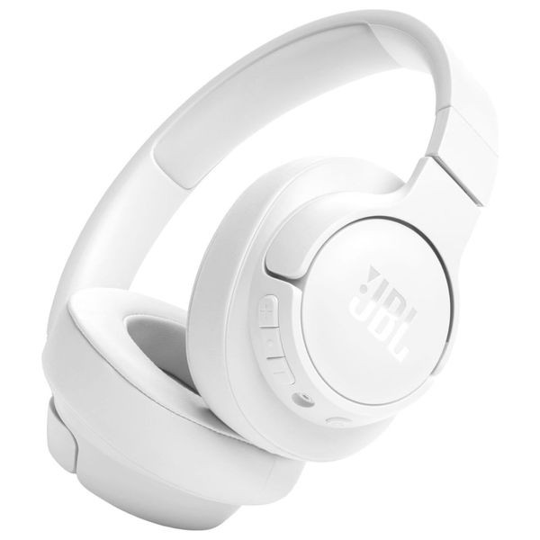 JBL Tune 720BT - Bluetooth Headphone Over Ear - Multi-Point Connections - Up To 76 Hours - White
