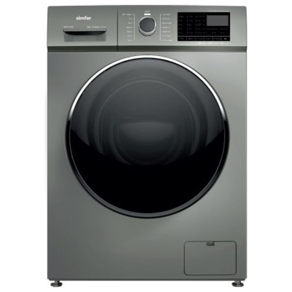Simfer WM13002 - 8Kg - 1200RPM - Front Loading Washing Machine - Silver