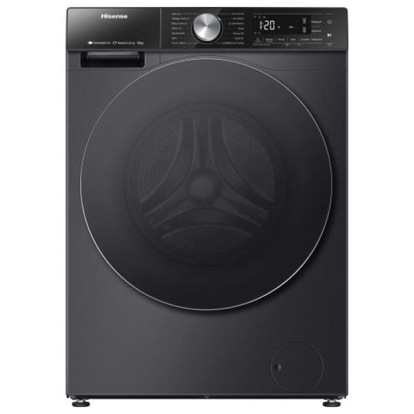 Hisense WD5S1245BB - 12Kg - Front Loading Washing Machine - Black