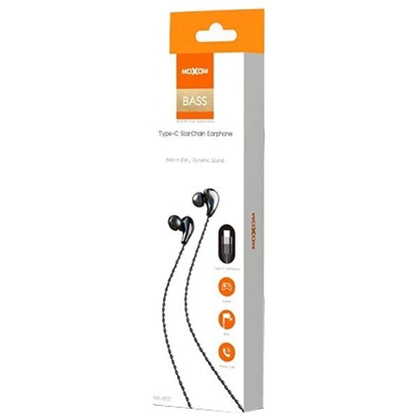 Moxom MX-EP37- Headphone In Ear - Black
