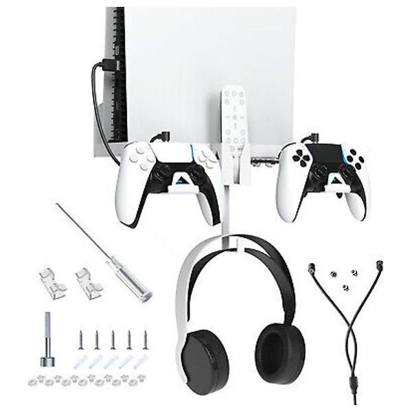 JYS JYS-P5177-V1 - PS5 Mount Storage Stand - White