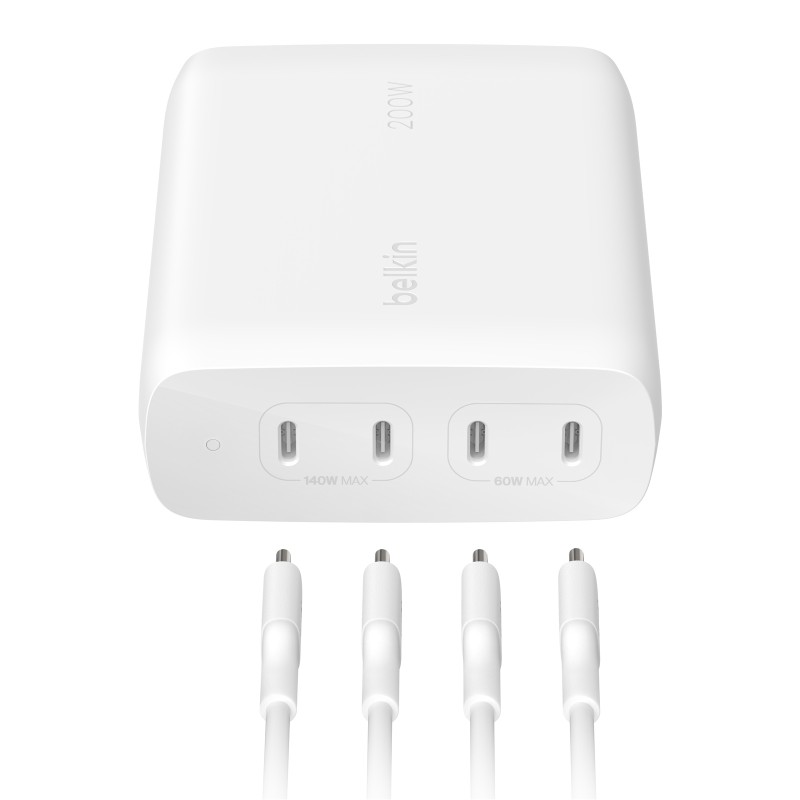 Belkin BoostCharge PRO 200W 4-Ports GaN Desktop Charger