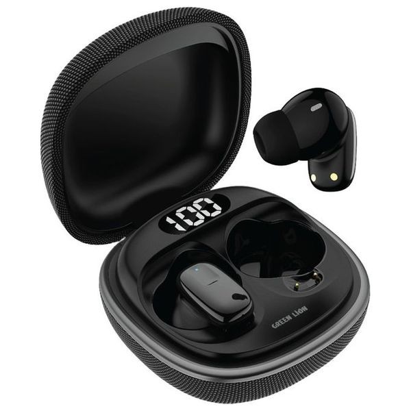 GREEN LION GNSIEBUDBK - Bluetooth Headphone In Ear - Black