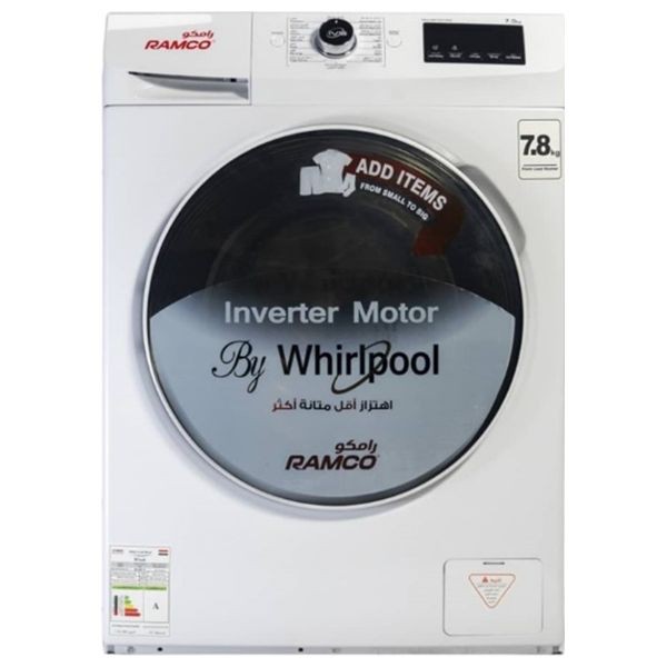 Ramco RW-A710-W - 7.8Kg - Front Loading Washing Machine - White