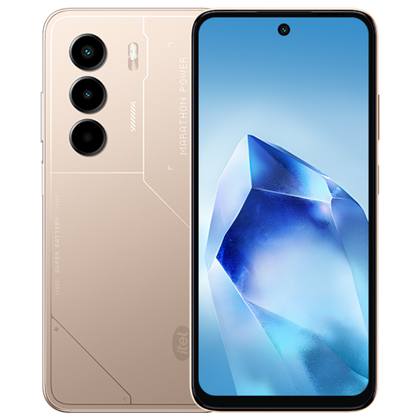 Itel Power 70 - Dual SIM - 128/4GB - Mediatek Helio G50 Ultimate - 6.67 inch - 6000 mAh - Bronze