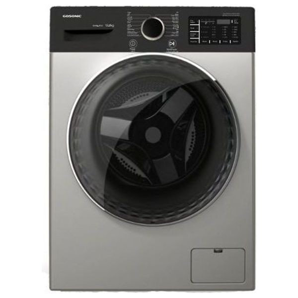 Gosonic GWM-2812 - 12Kg - 1400RPM - Front Loading Washing Machine - Gray