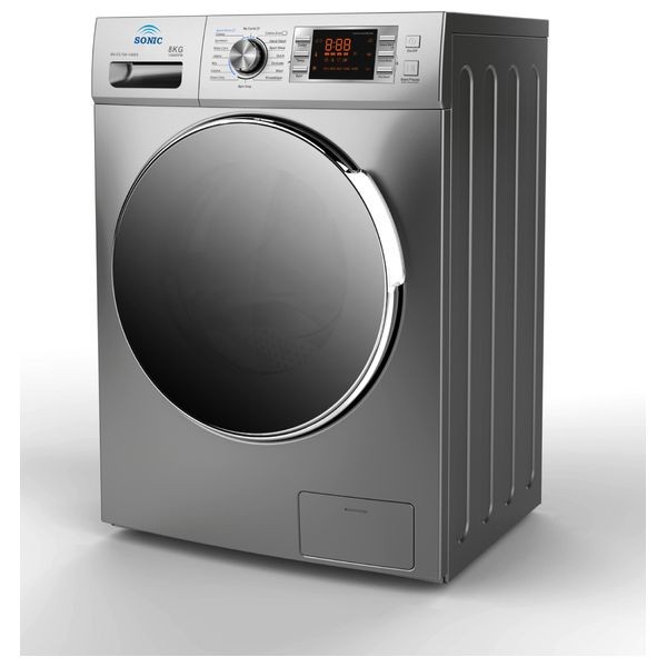 Sonic SN-FC100-S - 8Kg - 1400RPM - Front Loading Washing Machine - Silver