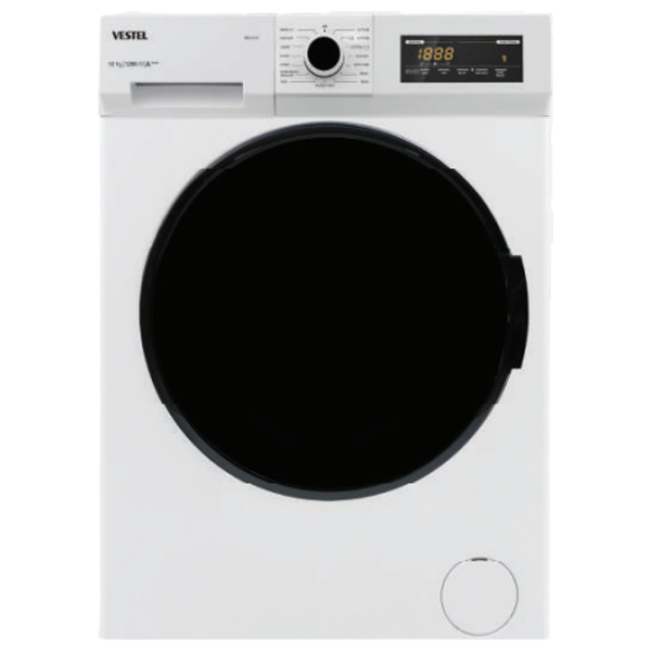 Vestel WB1212T - 12Kg - 1200RPM - Front Loading Washing Machine - White