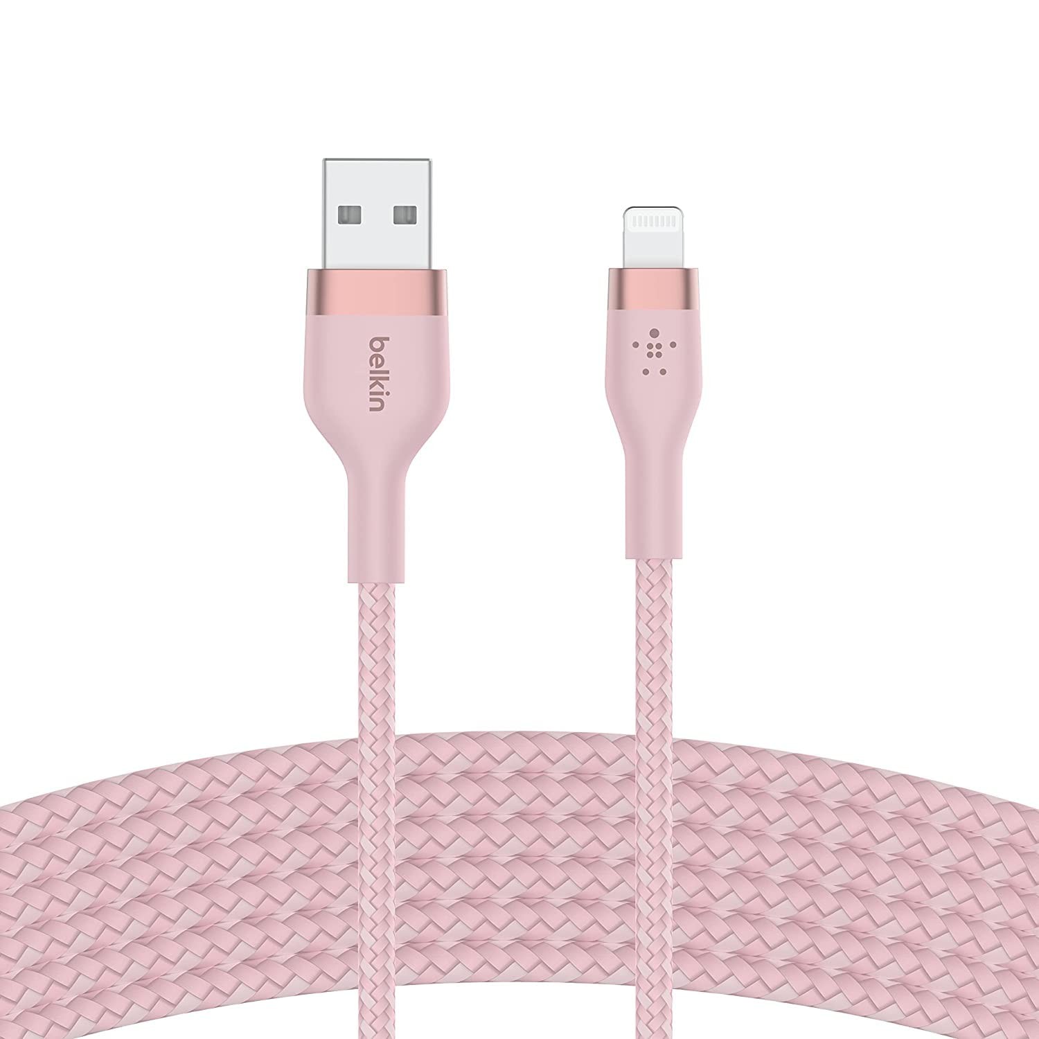BELKIN USB-C to LTG  SILICONE  1M  PINK