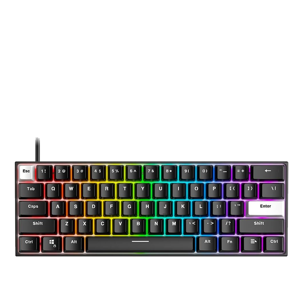 FANTECH 857 60% RGB Mechanical Gaming Keyboard with Compact Layout