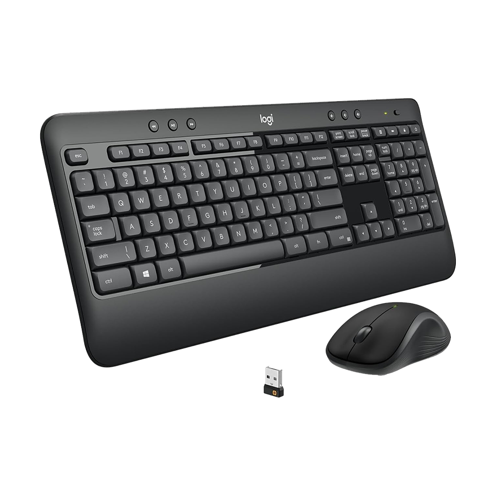 Logitech MK540 Wireless Keyboard and Mouse Combo with Unifying Receiver