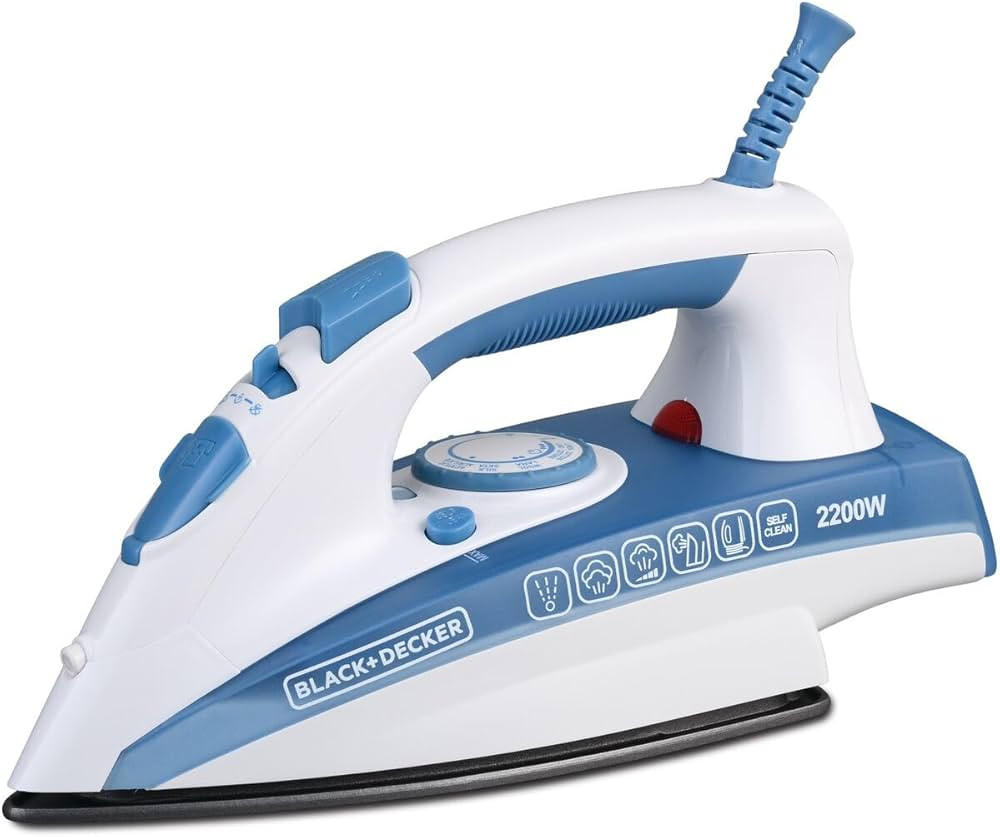 Black&Decker X2000-B5 Steam iron 2200W blue/white