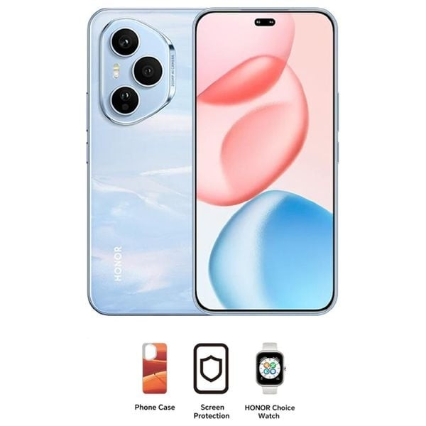 Honor 400 Pro 5G - Dual SIM - 512/12GB - 6.7 Inch - AMOLED 120Hz - Snapdragon 8 Gen 3 (4 nm) - 6000 mAh + Cover + HONOR Choice Watch + Screen Protection