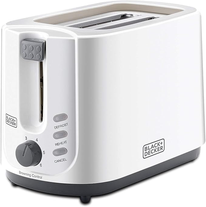 Black&Decker ET125-B5  2 SLICE Toaster 750W white