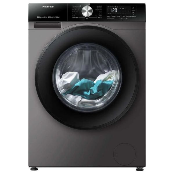 Hisense WF3S1243BT - 10.5Kg - 1400RPM - Front Loading Washing Machine - Gray