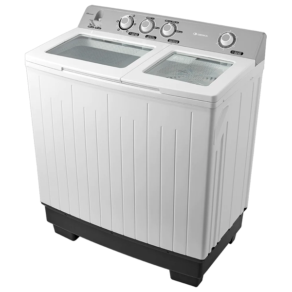 Denka HI-11550NWG - 9Kg - Twin Tub Washing Machine - Gray