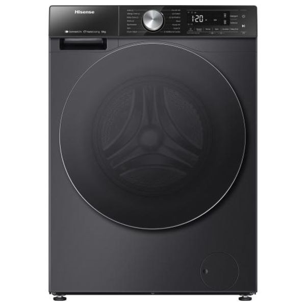 Hisense WF5S1245BB - 12Kg - Front Loading Washing Machine - Black