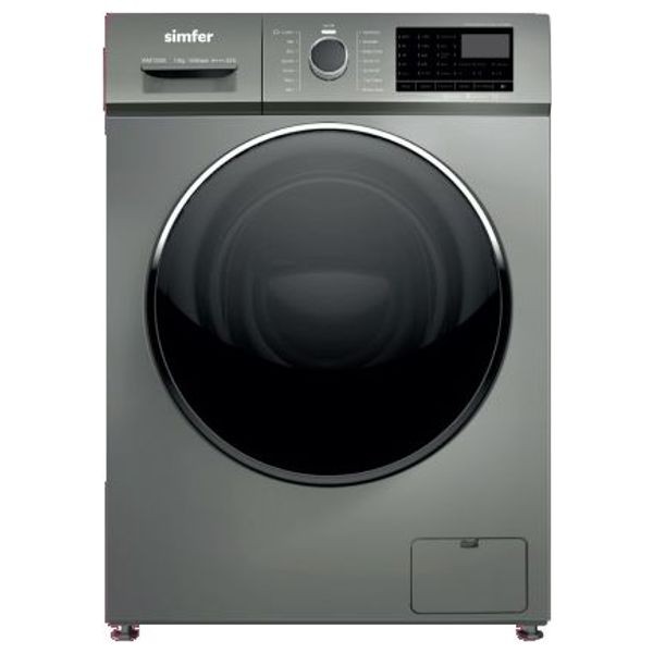 Simfer WM13004 - 10Kg - 1400RPM - Front Loading Washing Machine - Silver