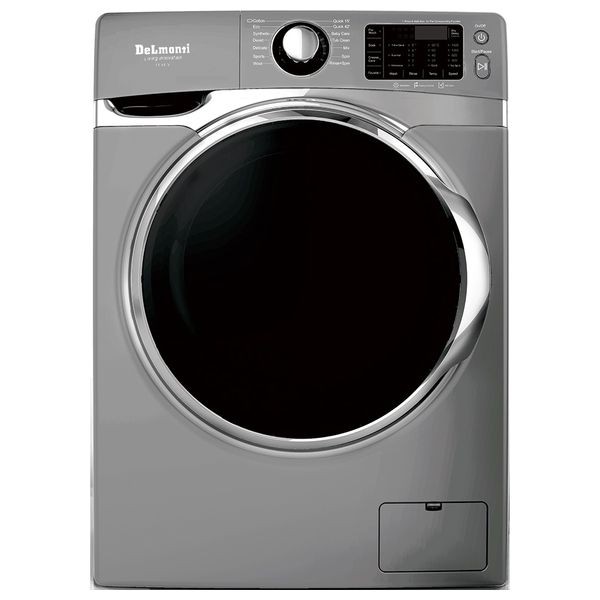 DeLmonti DL505-S - 9Kg - Front Loading Washing Machine - Silver