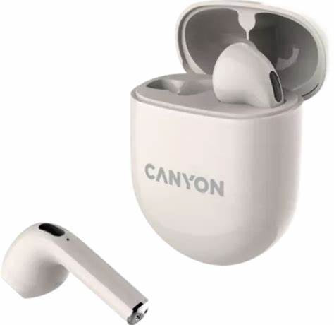 Canyon  TWS-6 - Bluetooth Headphone In Ear - Beige