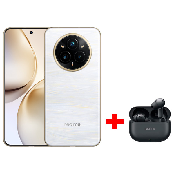 Realme 14 Pro Plus 5G - Dual SIM - 6.83 Inch - OLED - Qualcomm Snapdragon 7s Gen 3 - 5860 mAh + Realme T310 Wireless In-Ear Earbuds - Pre-Order