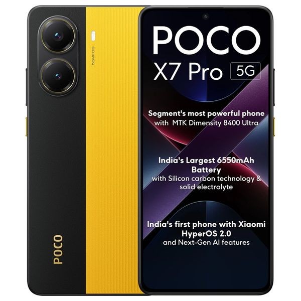 Xiaomi Poco X7 Pro 5G - Dual SIM - 512/12GB - Yellow