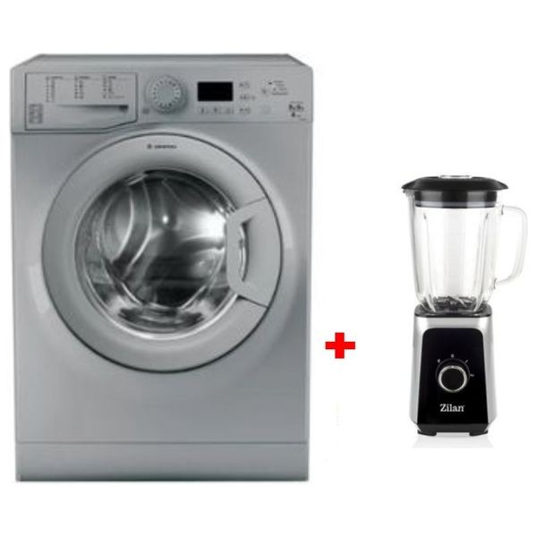 Ariston FDG9640SEX - 9 kg /6 kg - 1400RPM - Front Loading Washing Machine & Dryer - Silver