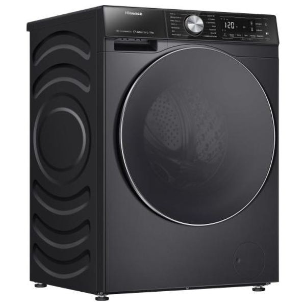 Hisense WD5S1245BB - 12Kg - Front Loading Washing Machine - Black