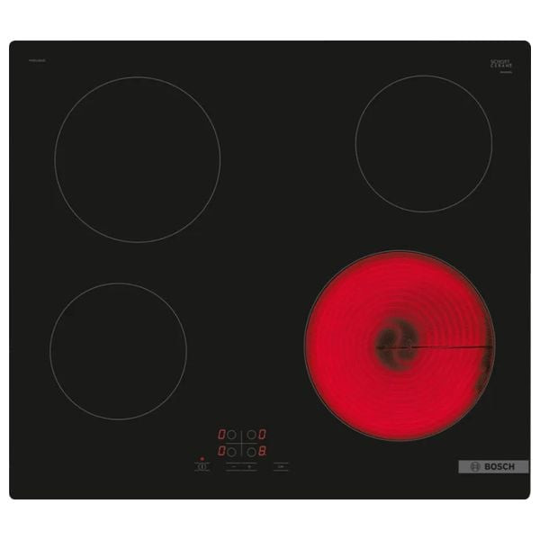 BOSCH PKE611BA2E - 4 Burners - Electric Cooker - Black