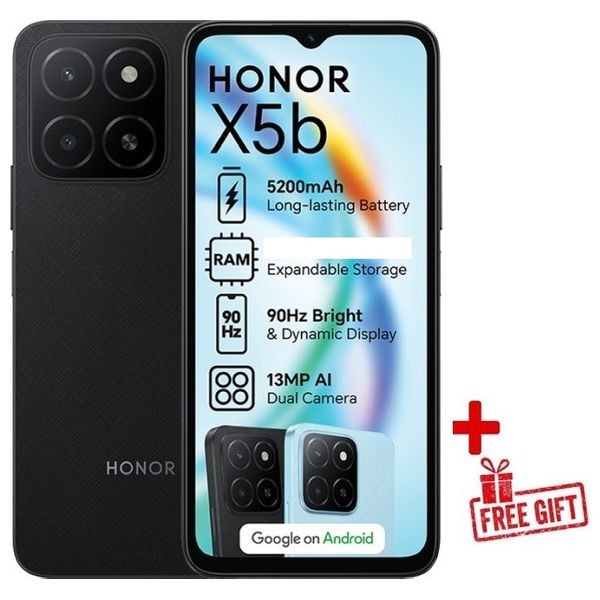 Honor X5b Plus - Dual SIM - 128/4GB + Charger