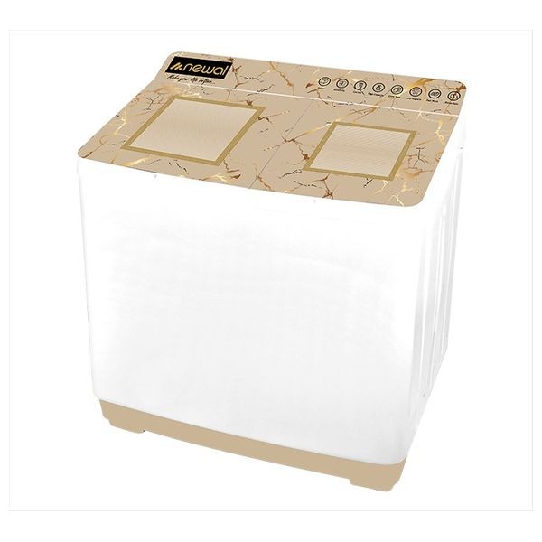 Newal WSH-6213 - Twin Tub Washing Machine - Beige