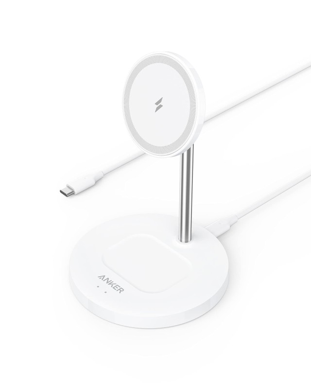 Anker PowerWave Magnetic 2 in 1 White