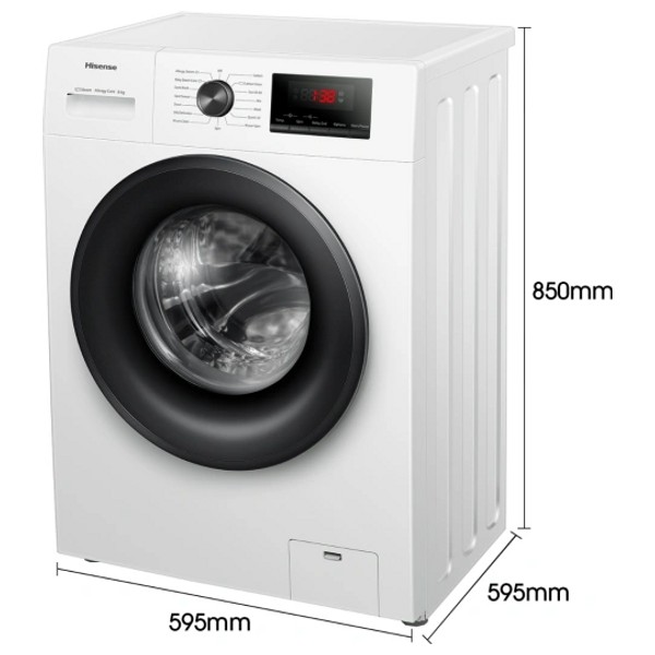 Hisense WFPV8012EM - 8Kg - 1400RPM - Front Loading Washing Machine - White