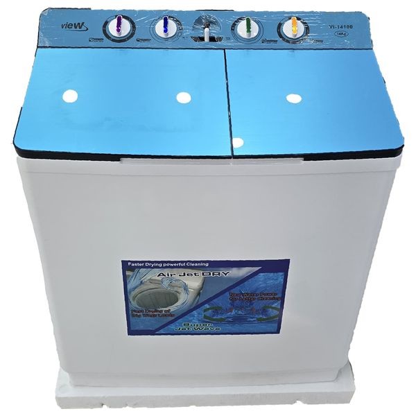 View VI-14100  - 14Kg - Twin Tub Washing Machine - Blue