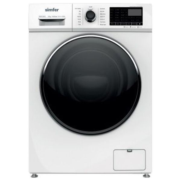Simfer WM13001 - 8Kg - 1200RPM - Front Loading Washing Machine - White